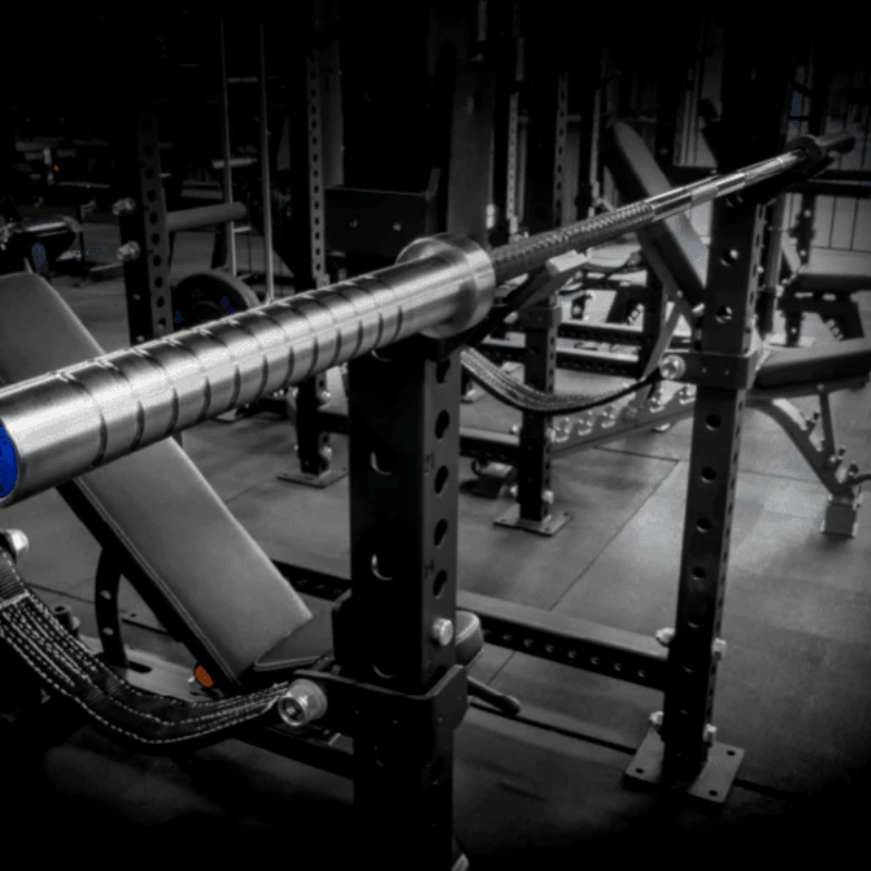 Titanium Black Zinc Olympic Barbell - 2000lb detail image 2