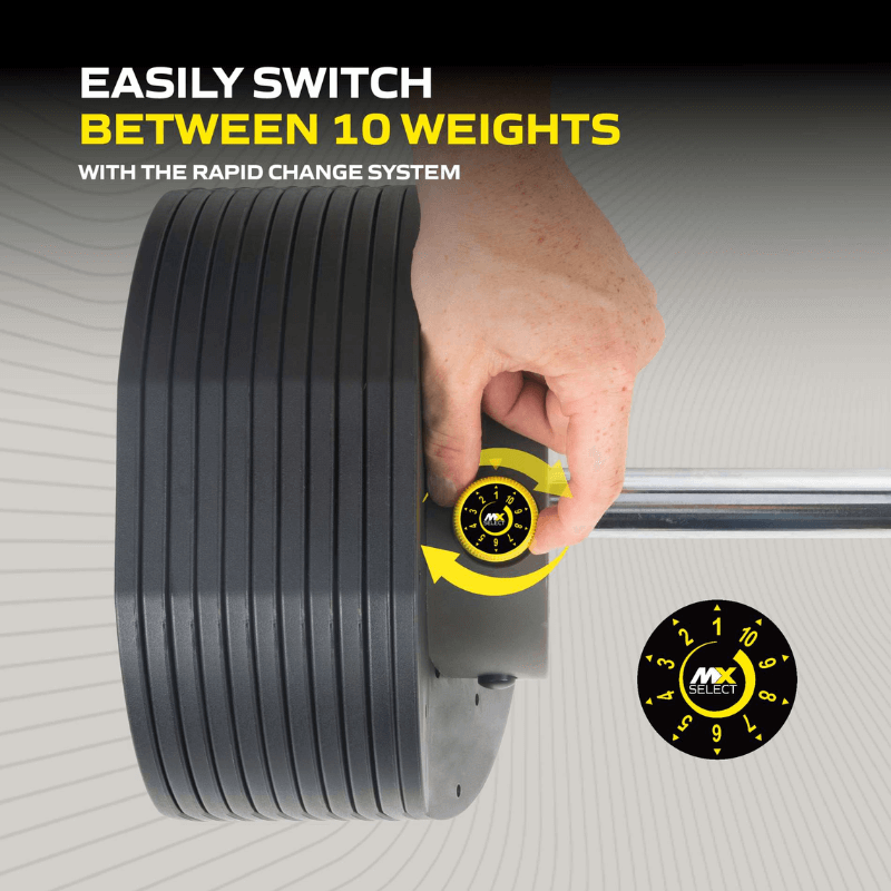 Adjustable Straight & EZ Barbell Set Mx100 detail image 6