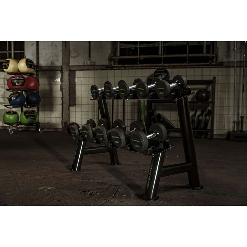 Pro Commercial Round Pu Dumbbell Set (2kg-42kg) detail image 6