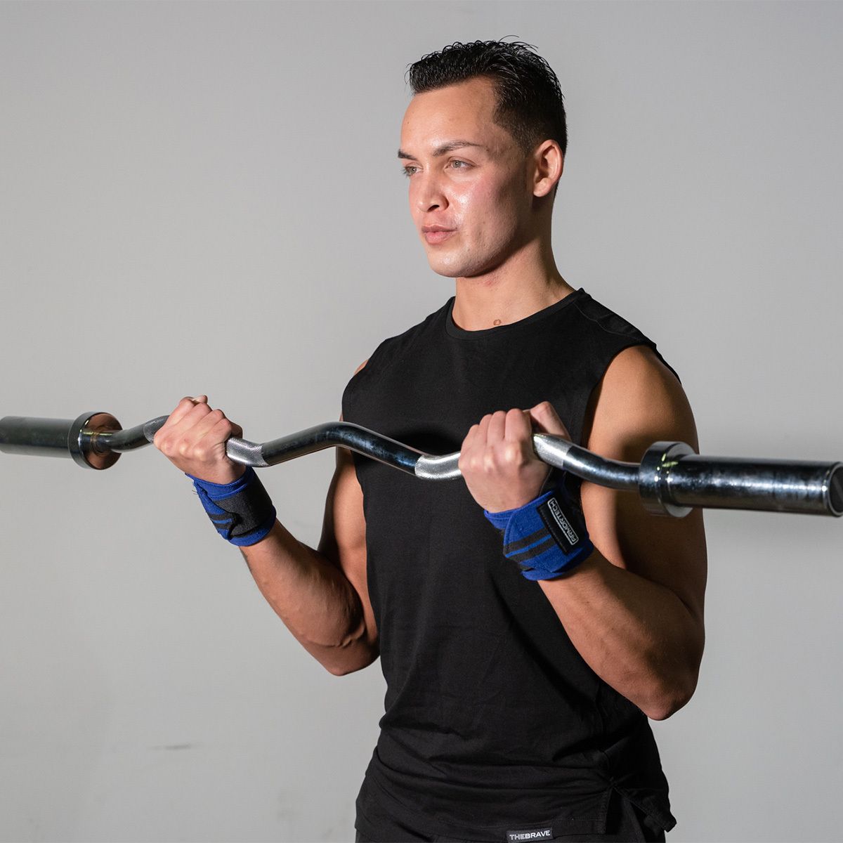 Olympic EZ Curl Bar detail image 3