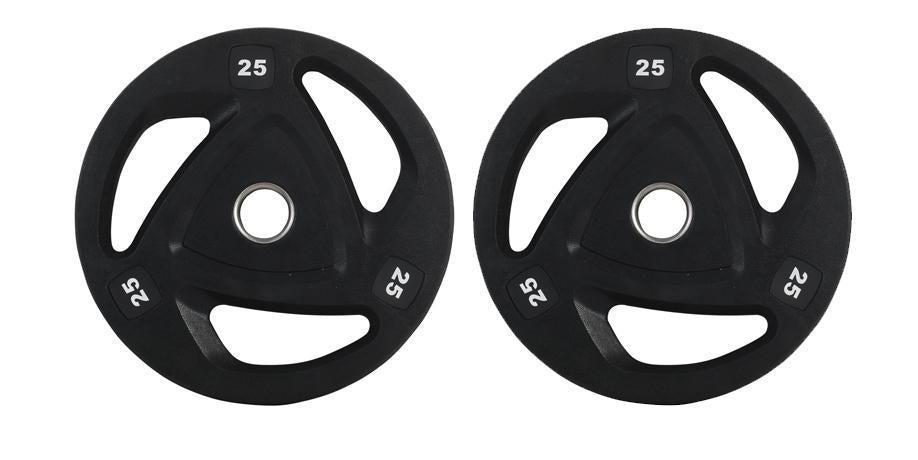 50kg Rubber Covered Olympic Weight Plates product image