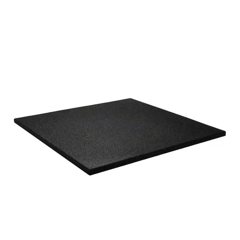 Heavy Duty 15mm Rubber Gym Flooring - Black detail image 4