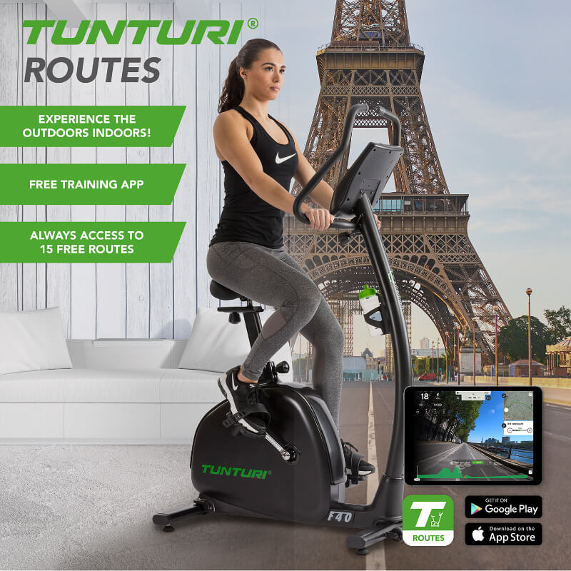 Competence F40 Upright Exercise Bike - Zwift detail image 2
