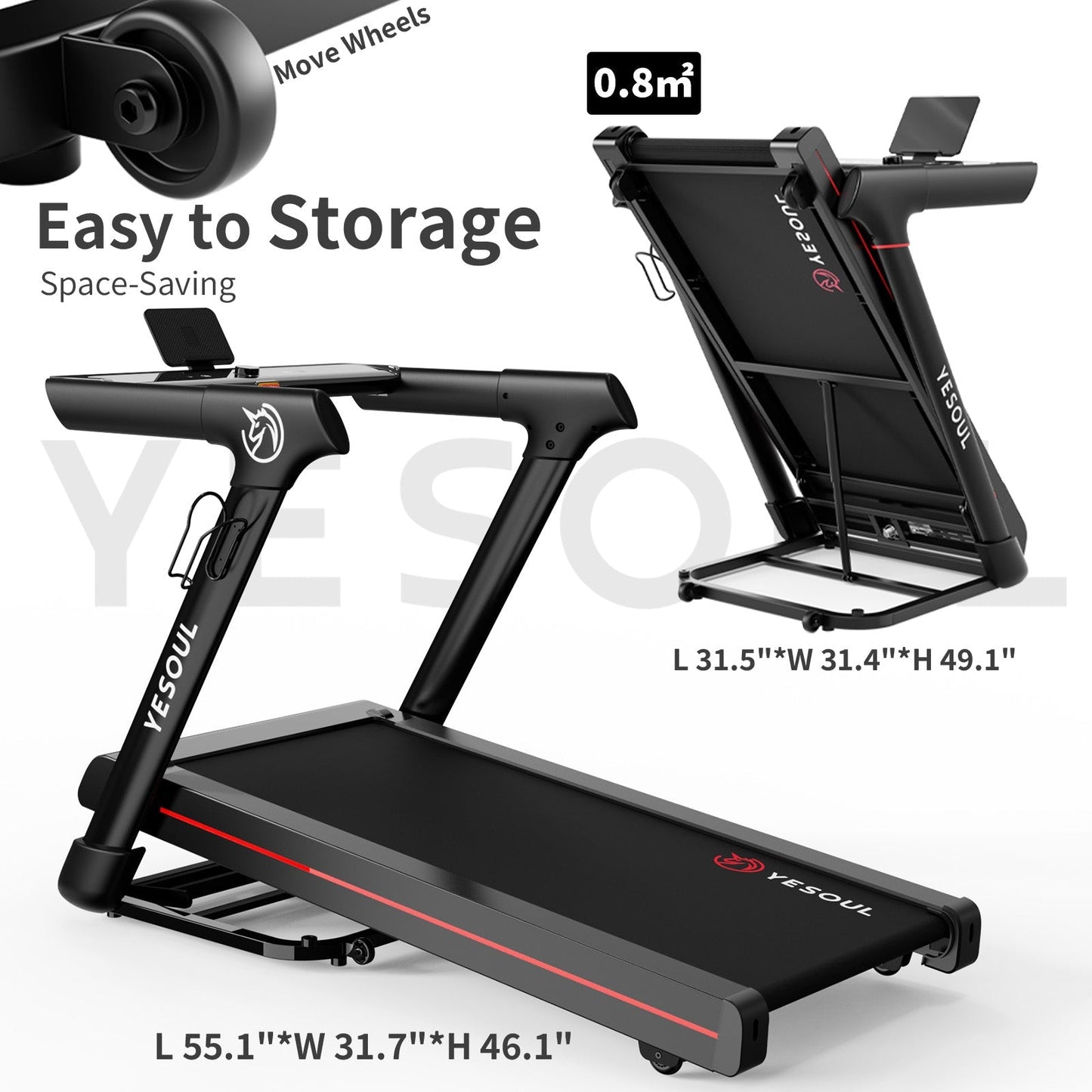 T3 Pro Treadmill detail image 3