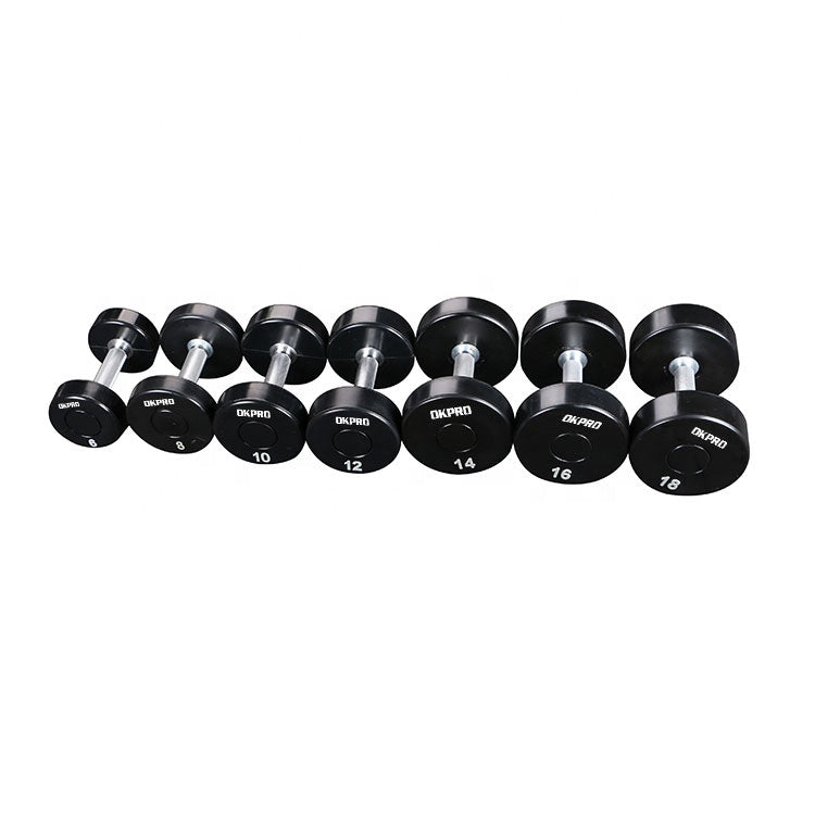 44kg Round Urethane Dumbbell Set detail image 3