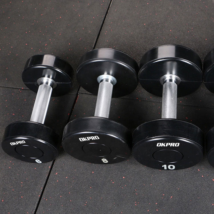 44kg Round Urethane Dumbbell Set detail image 2