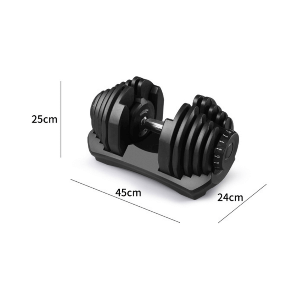 24kg Adjustable Dumbbell (Pair) detail image 2