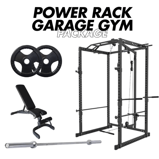Power Rack & Lat Pull Down Combo Complete Garage Gym product image