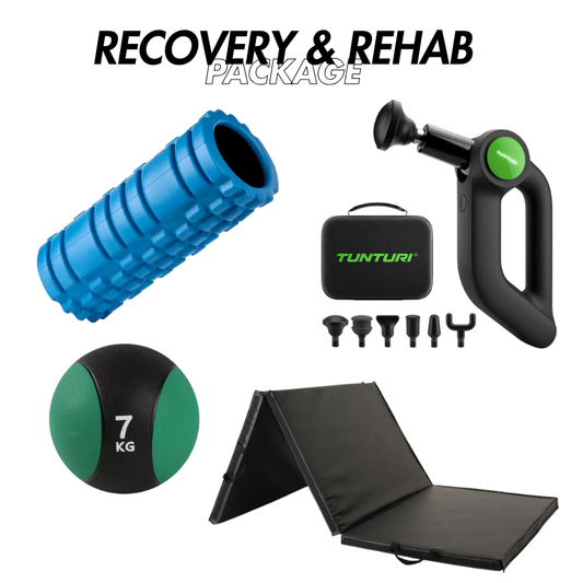 Foam Roller + Massage Gun + Yoga Mat + Medicine Ball Recovery And Rehabilitation Package product image