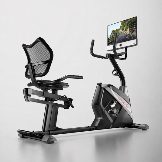 J1m Plus Recumbent Bike — exercise bike available from Gym Machines South Africa