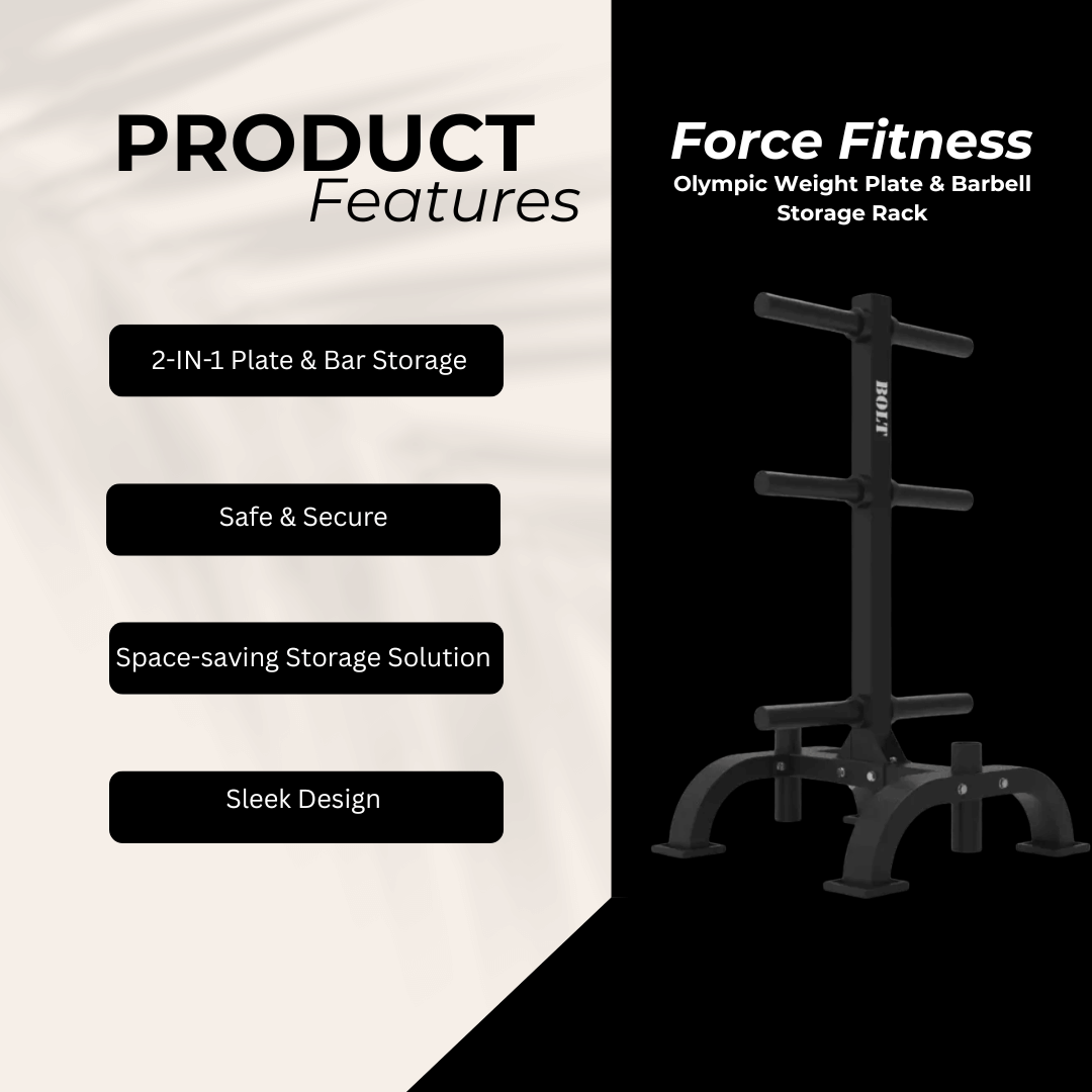 Olympic Weight Plate & Barbell Storage Rack detail image 5
