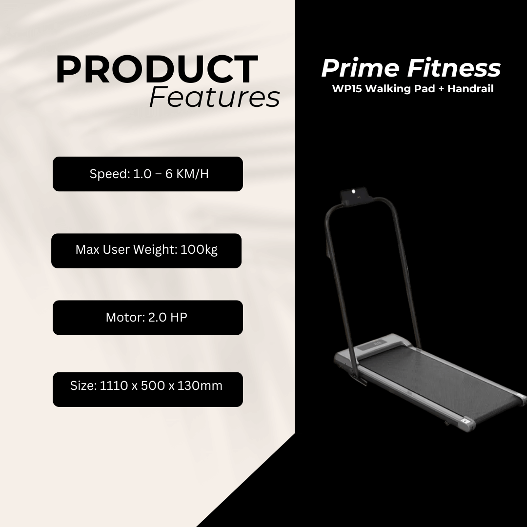 Wp15 Walking Pad + Handrail detail image 2