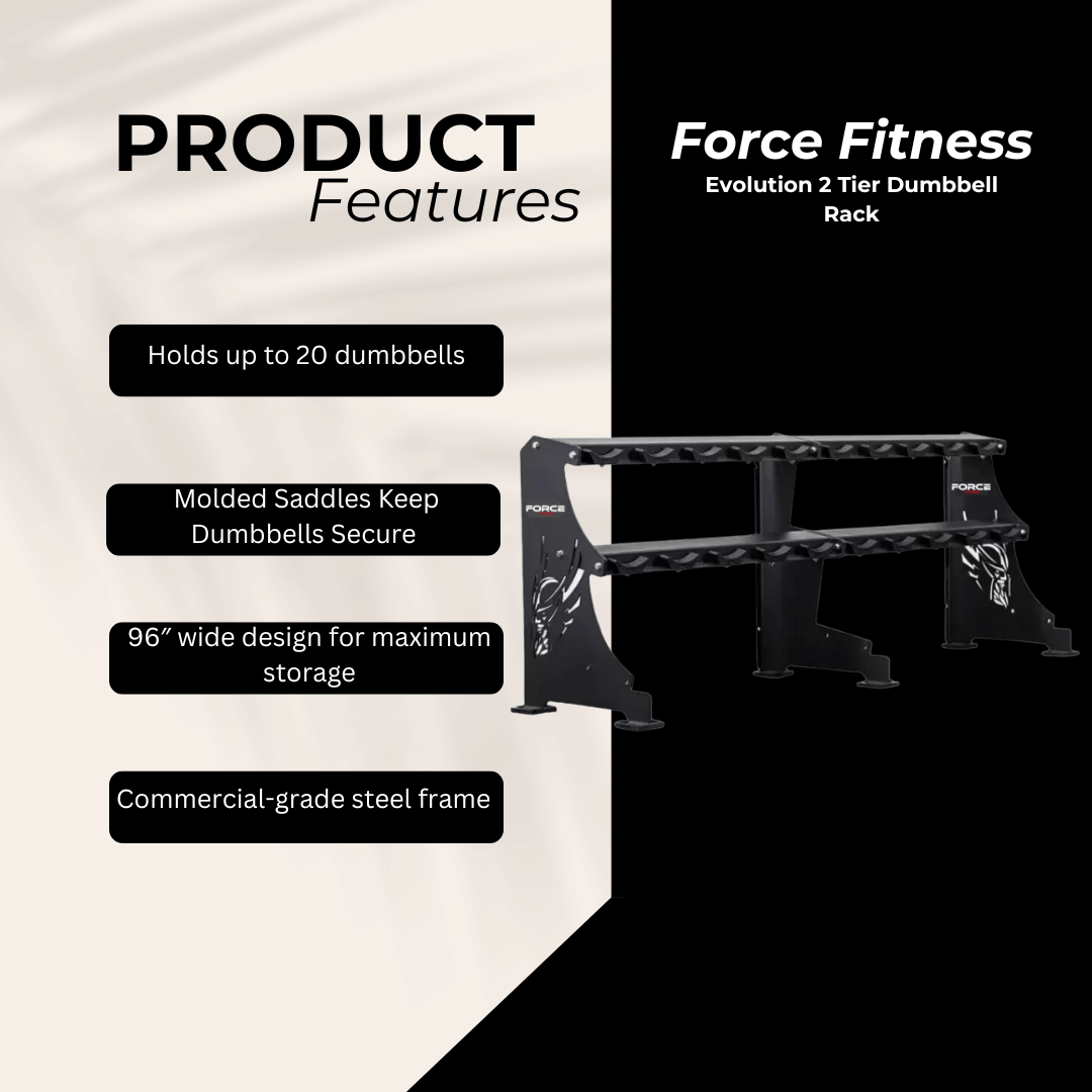 2 Tier Evolution Dumbbell Rack detail image 4