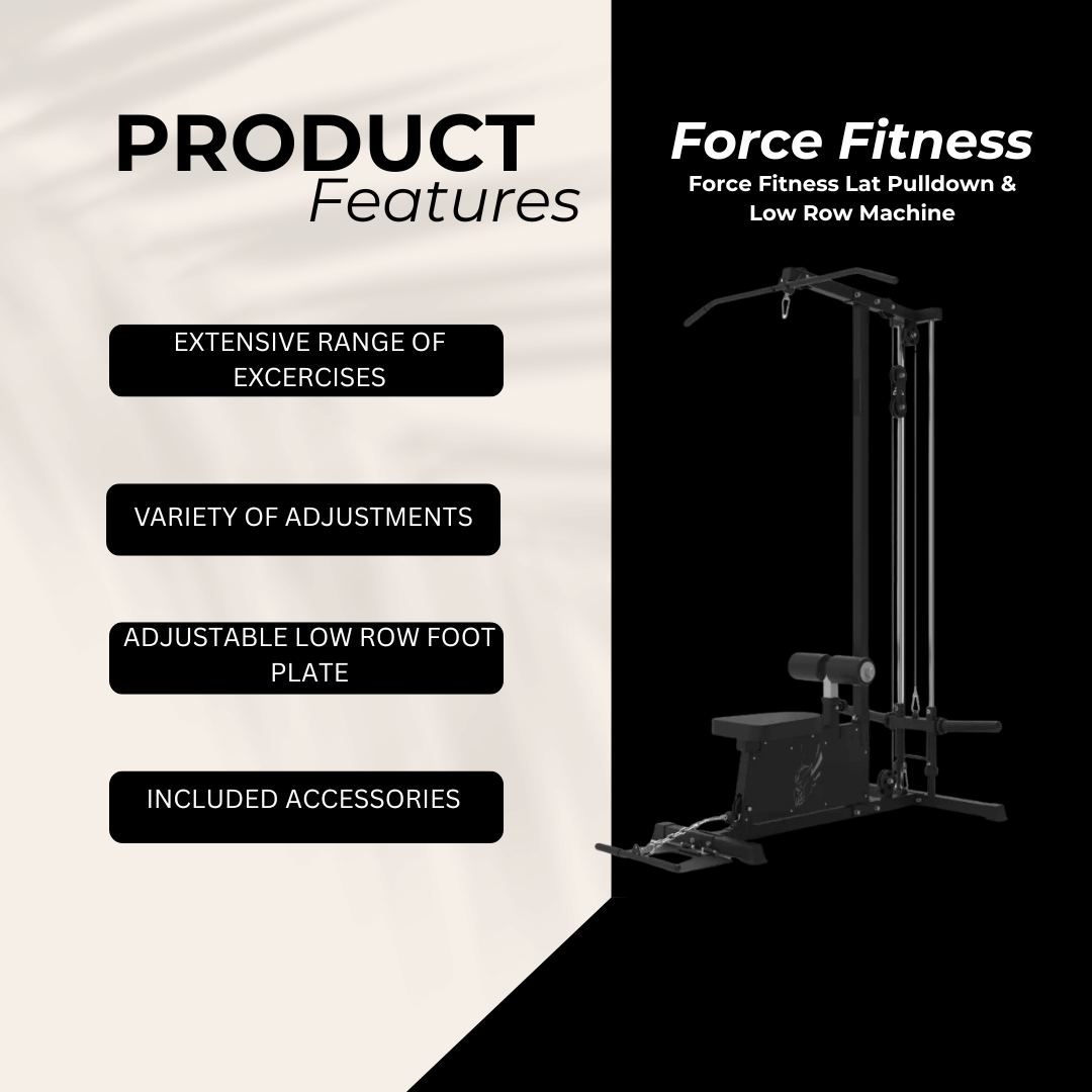 Lat Pulldown & Low Row Machine detail image 5