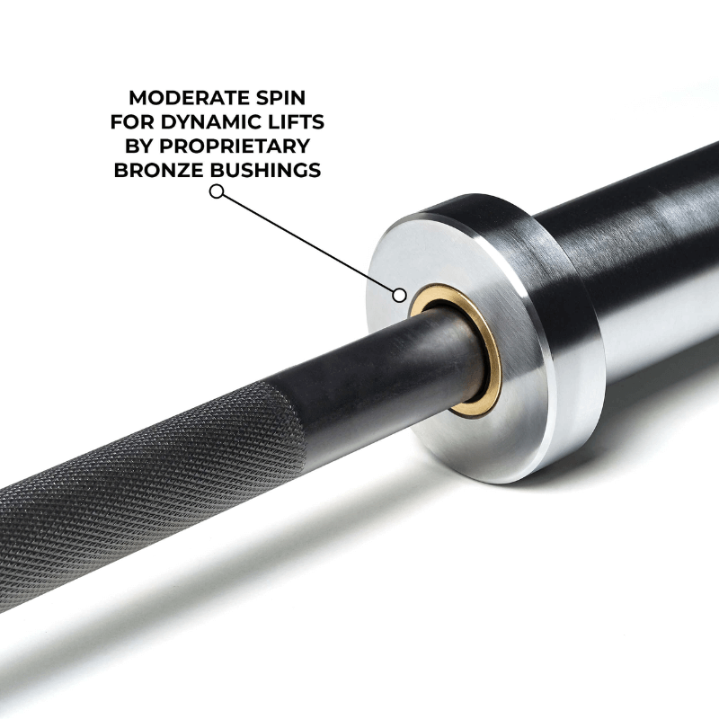 Shorty Olympic Barbell - Black detail image 4