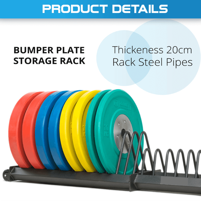 Weight & Bumper Plate Storage Trolley Rack detail image 3