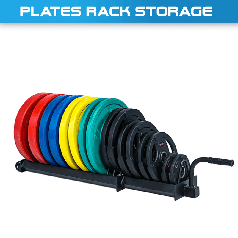 Weight & Bumper Plate Storage Trolley Rack detail image 2