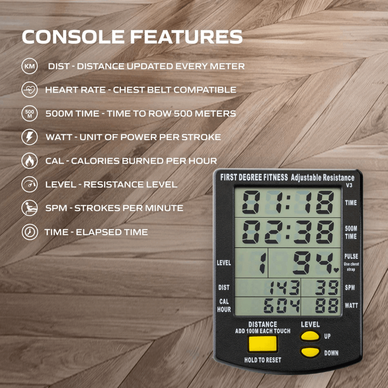 Apollo Plus Commercial Water Rower detail image 6