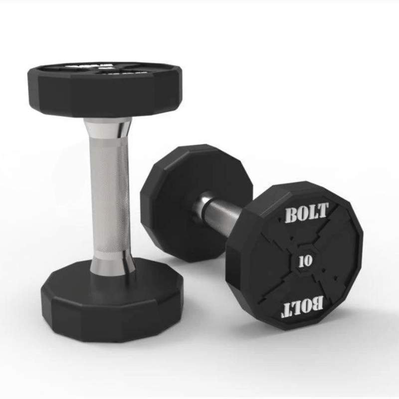 Pro Urethane Full Dumbbell Set + Rack detail image 2