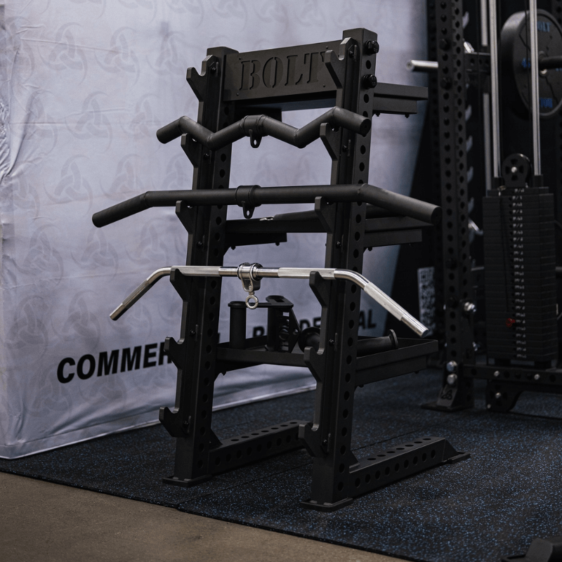Barbell & Cable Attachment Accessory Rack detail image 3