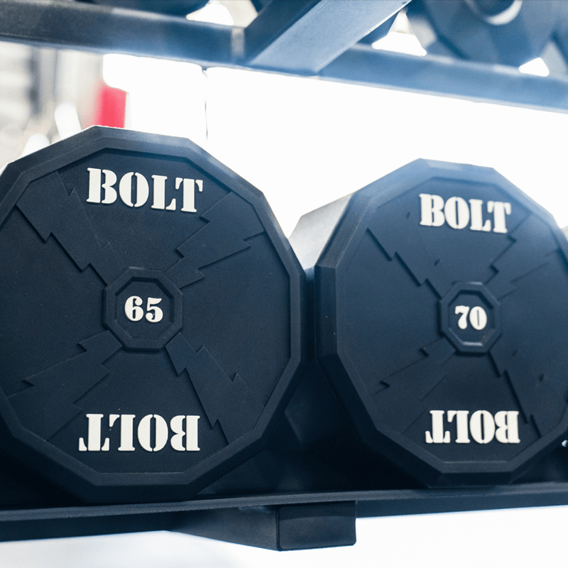 Pro Urethane Full Dumbbell Set + Rack detail image 6