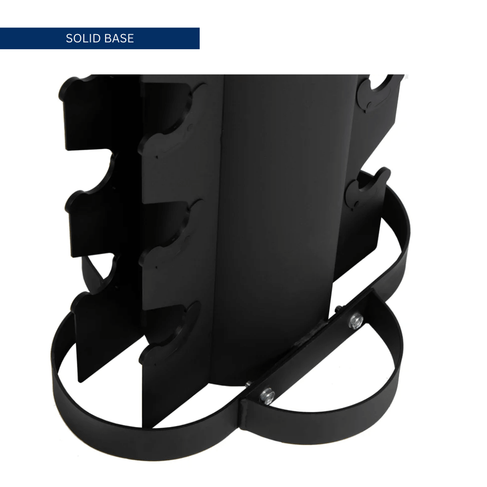 Force Fitness 1-10kg Rubber Hex Dumbbell Set + Rack detail image 3
