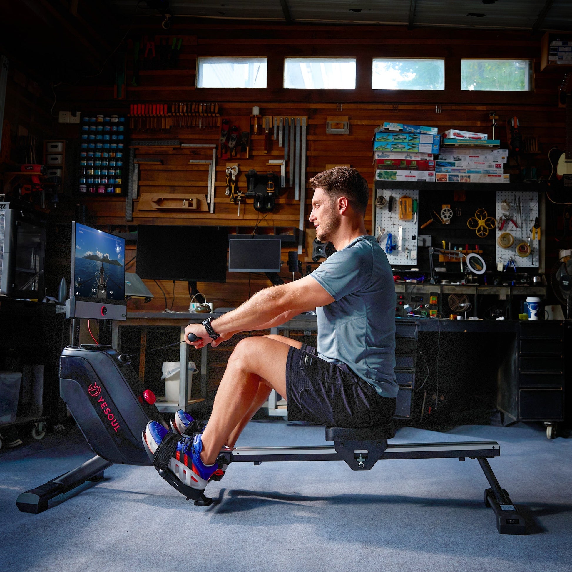 R1m Plus Rowing Machine detail image 2