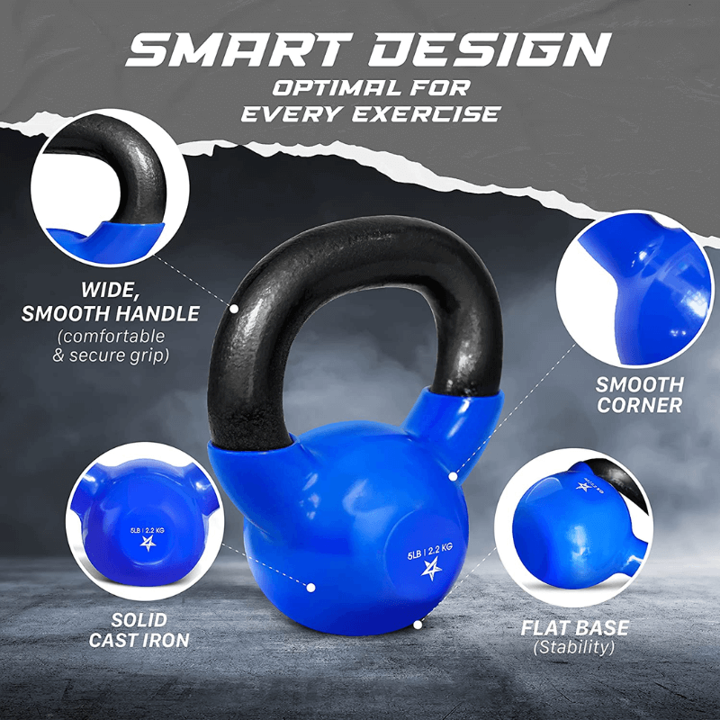 Vinyl Dipped Kettlebells detail image 5