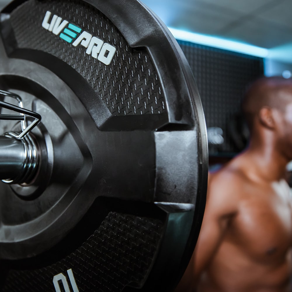 LivePro Rubber Bumper Weight Plate Vr (single) detail image 2
