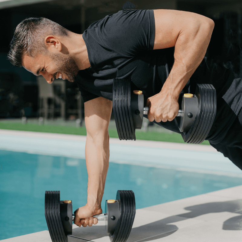 Mx55 Adjustable Dumbbell Set 4.5kg – 25kg + Rack detail image 5