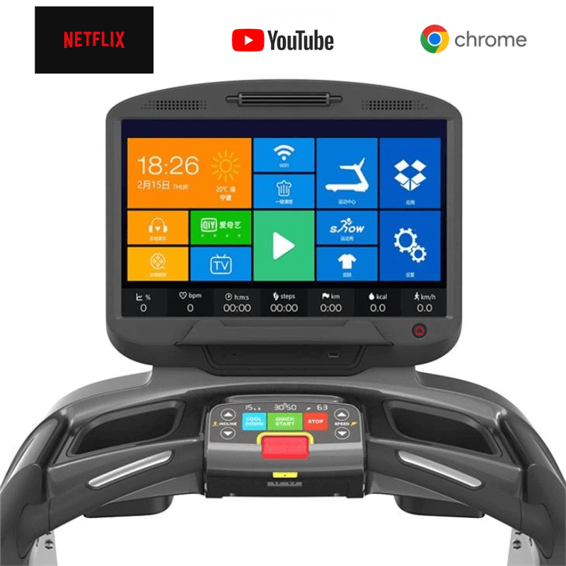 V9 Commercial Ac Treadmill - Touch Screen detail image 2