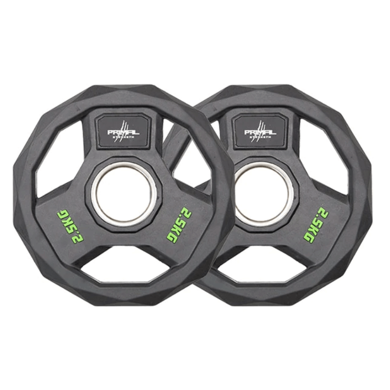 Premium Olympic Rubber Weight Plates - Stainless Steel Ring (Single) detail image 5