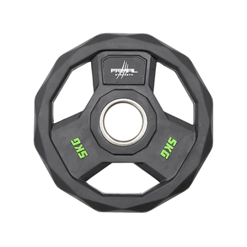 Premium Olympic Rubber Weight Plates - Stainless Steel Ring (Single) detail image 6