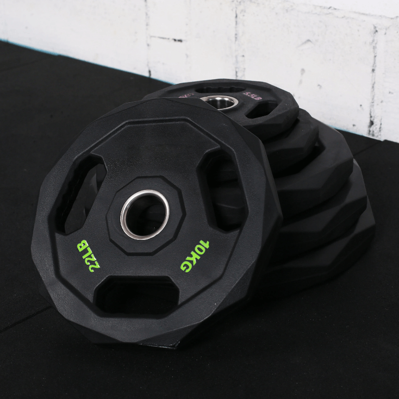 Premium Olympic Rubber Weight Plates - Stainless Steel Ring (Single) product image