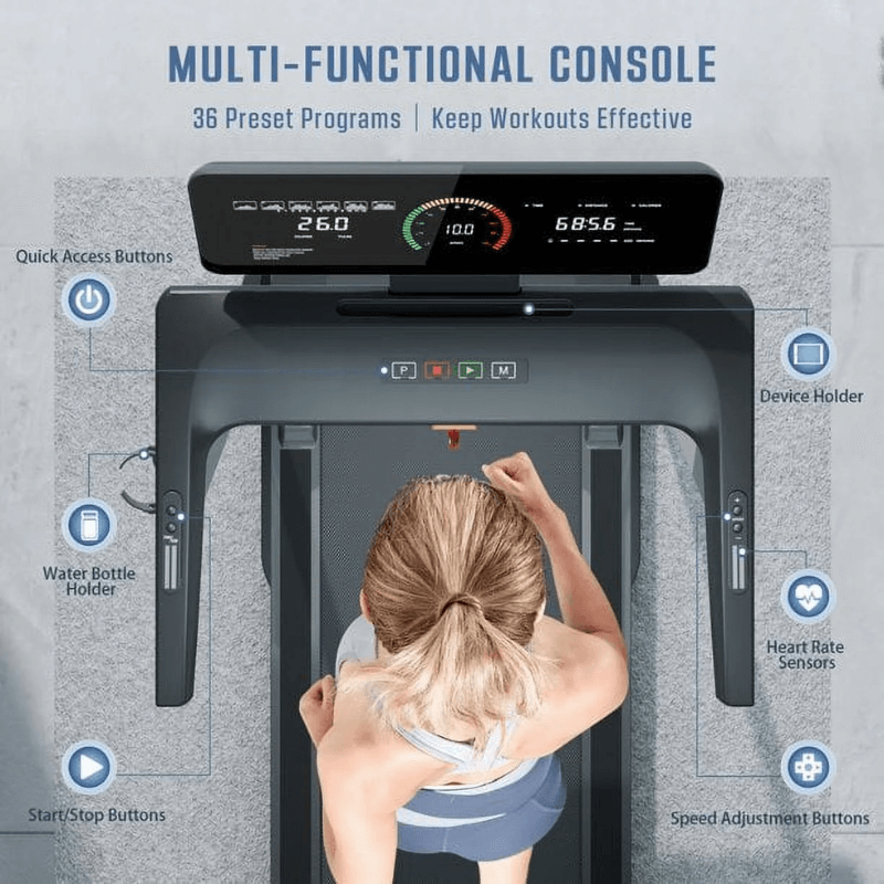 7200 Ergonomic Treadmill detail image 2