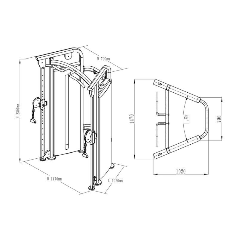 Performance Pro Series Functional Trainer & Accessories detail image 2