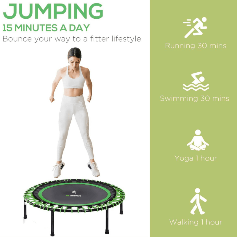 Round Fitness Rebounder & Trampoline - Khloe Green detail image 5