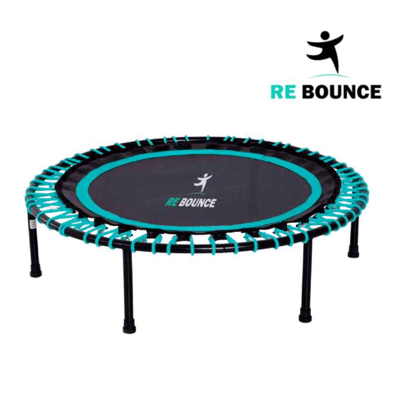 Rb250 Round Fitness Rebounder & Trampoline – Celeste Turquoise detail image 4