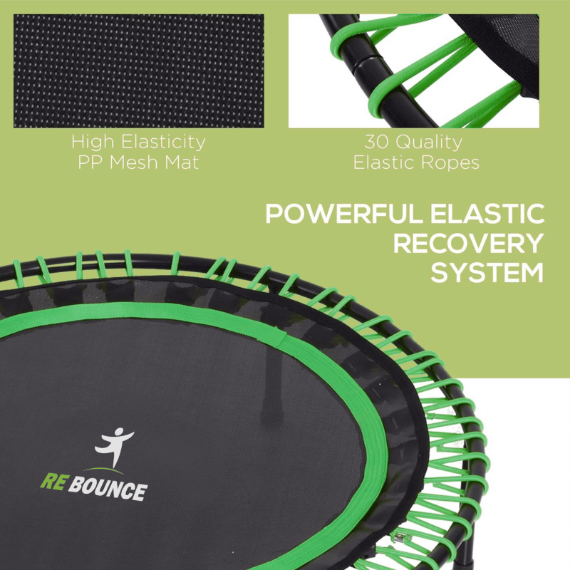 Round Fitness Rebounder & Trampoline - Khloe Green detail image 4