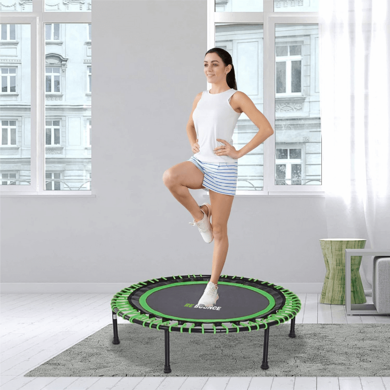 Round Fitness Rebounder & Trampoline - Khloe Green detail image 2