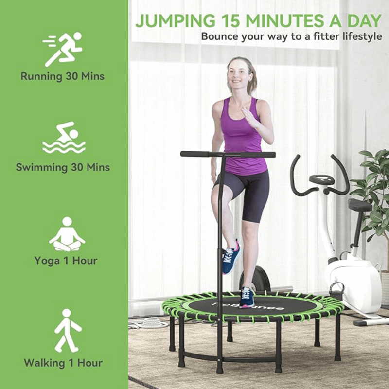 Rb100 Round 40″ Rebounder + Adjustable Handle detail image 2