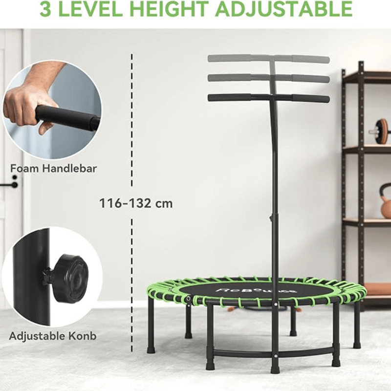 Rb100 Round 40″ Rebounder + Adjustable Handle detail image 3