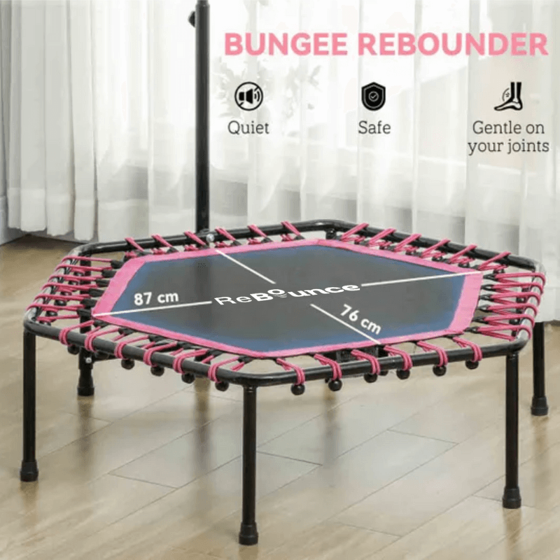 Rb150 Hex 45″ Rebounder + Adjustable Handle – Pink detail image 3