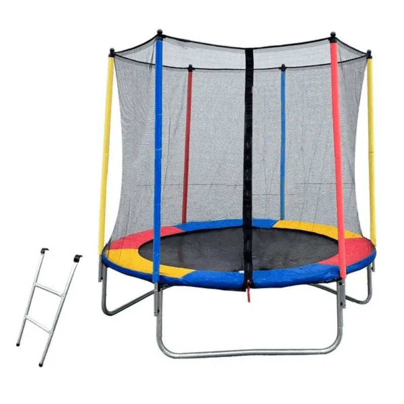 8FT Outdoor Trampoline+ 2 Step Ladder detail image 6