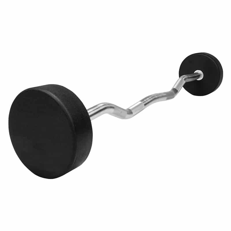 Round EZ Rubber Barbell product image