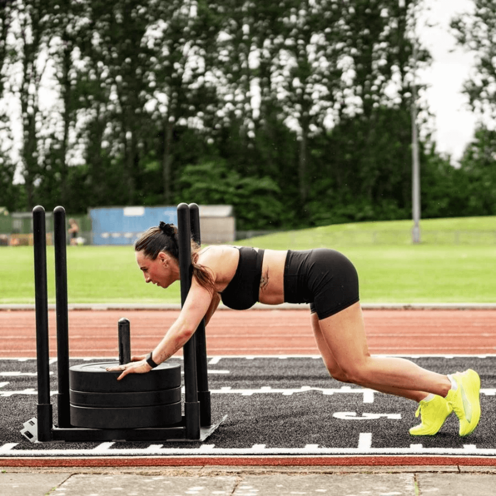 Premium Astro Sprint Sled Track - Black detail image 2