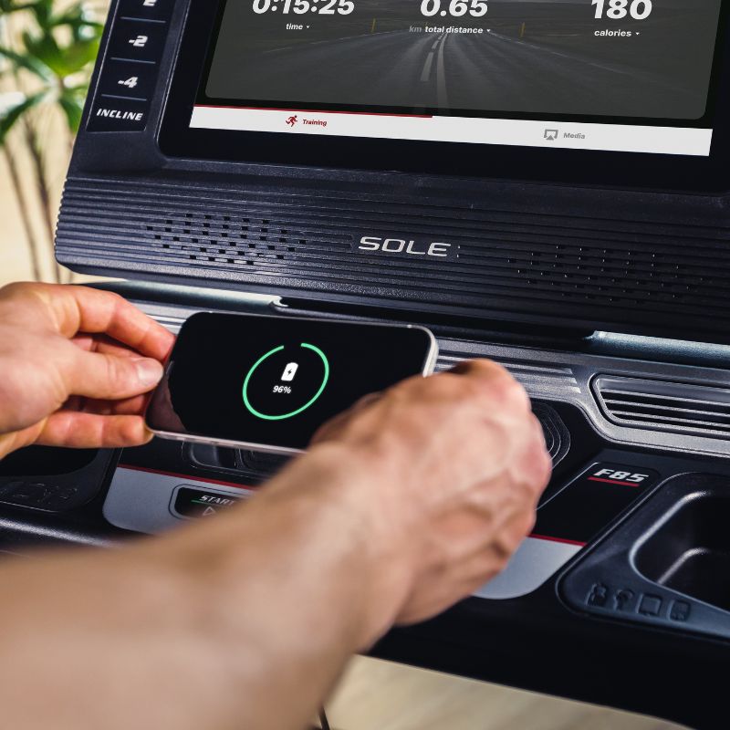 Sole Fitness F85 Treadmill (15.6″ Touchscreen) Home Use 4CHP detail image 4