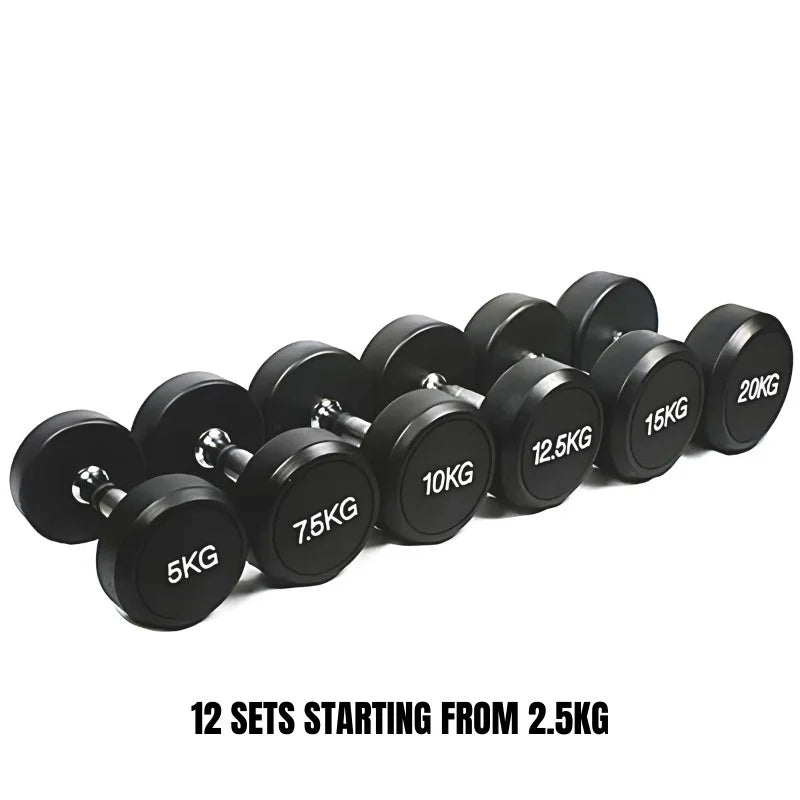 Tpu Round Dumbbell Set 2.5kg – 30kg (2.5kg Incr) 12 Pairs product image