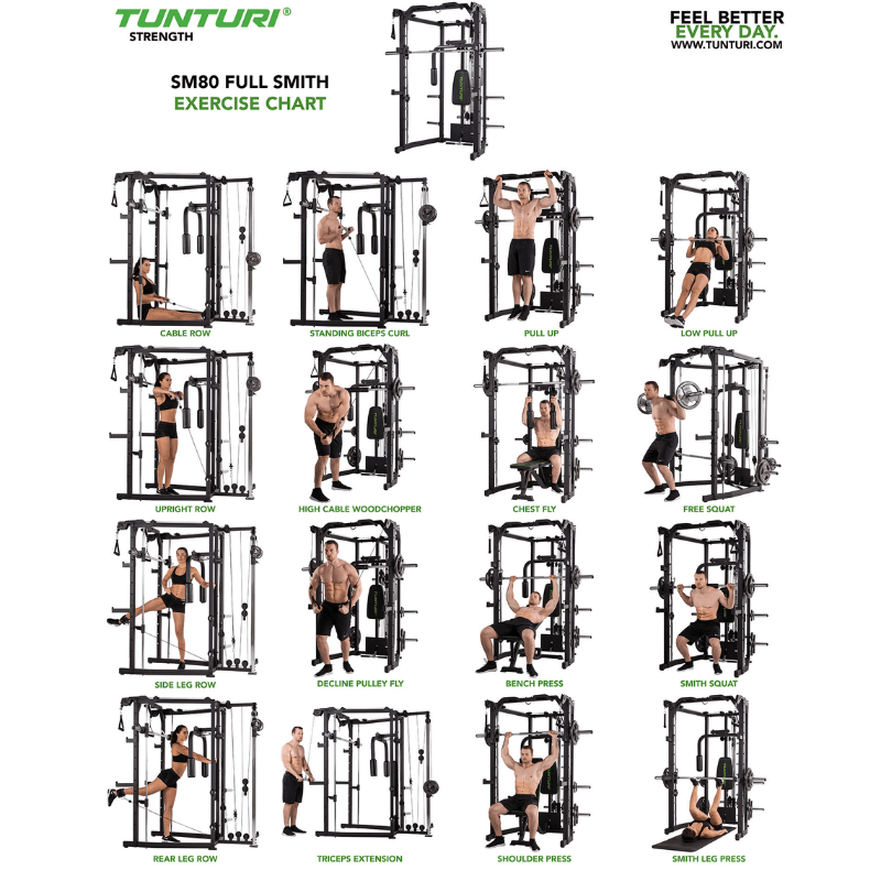 Sm80 All-in-One Smith Machine detail image 2
