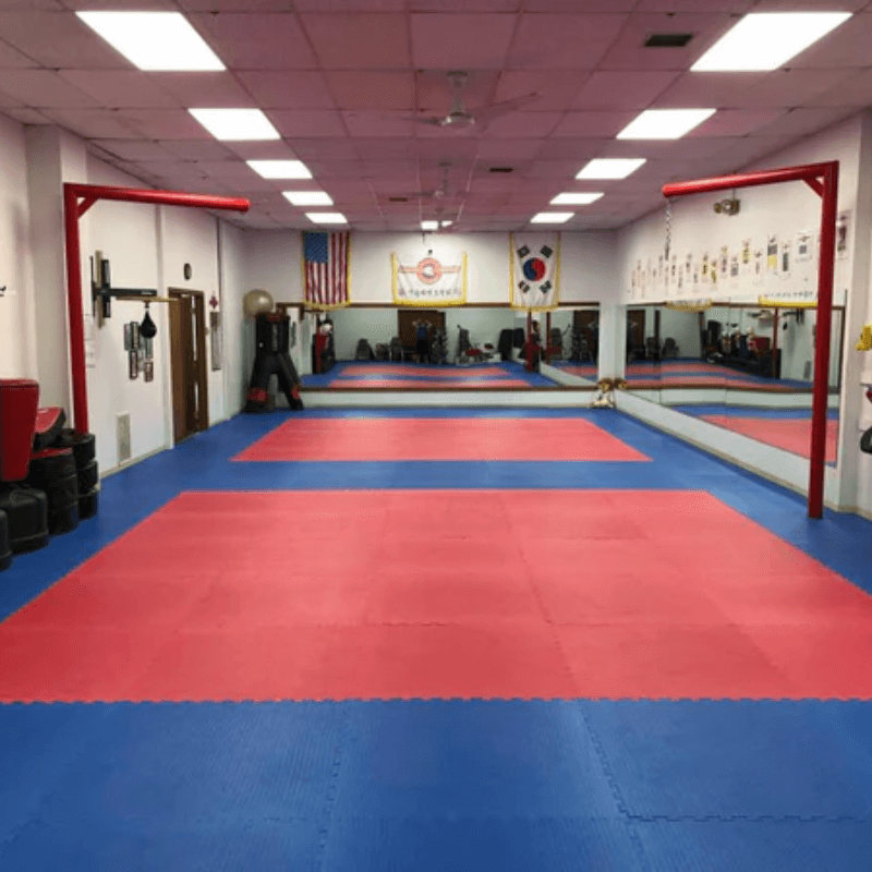 Tatami Mats – Blue / Red detail image 3